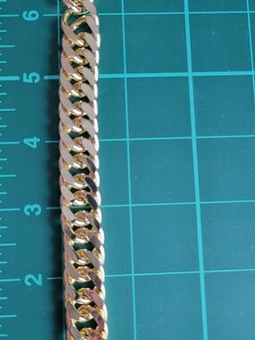 Uncommon James Chunky Gold Tone Women's Cuban Link Bracelet